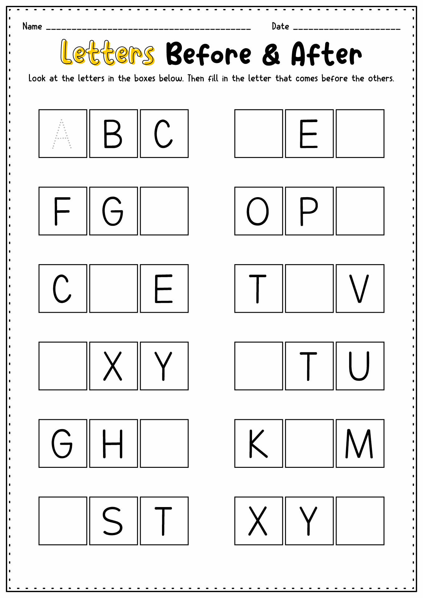 16 Alphabet Homework Worksheets Free PDF At Worksheeto