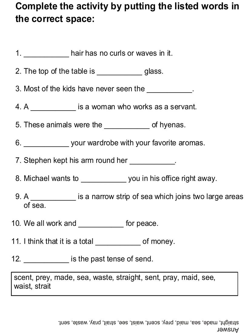 20 Kindergarten Sentence Worksheets Fill In The Blank Worksheeto