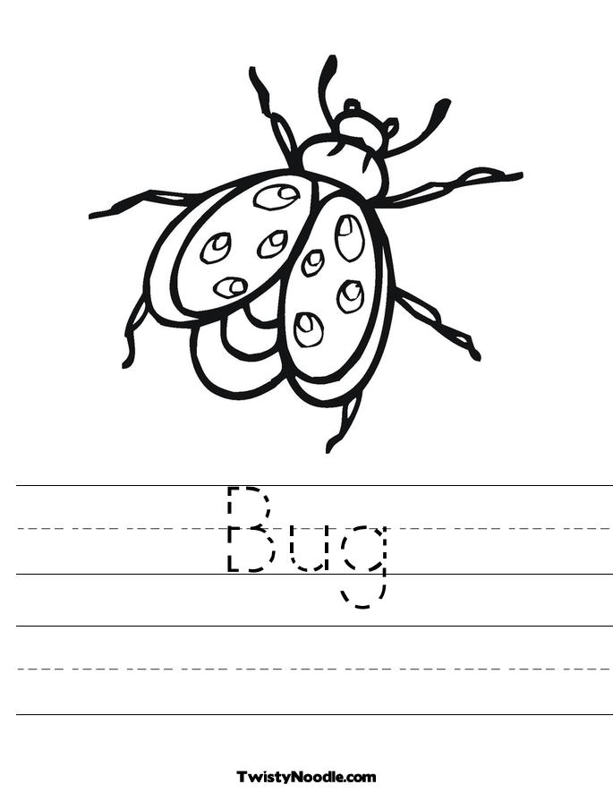 Ladybug Free Worksheet