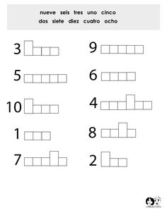 Spanish Number Worksheet