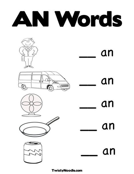 Word Families Worksheet