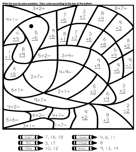 6th Grade Math Coloring Worksheets