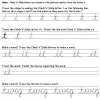 Cursive Writing Worksheets