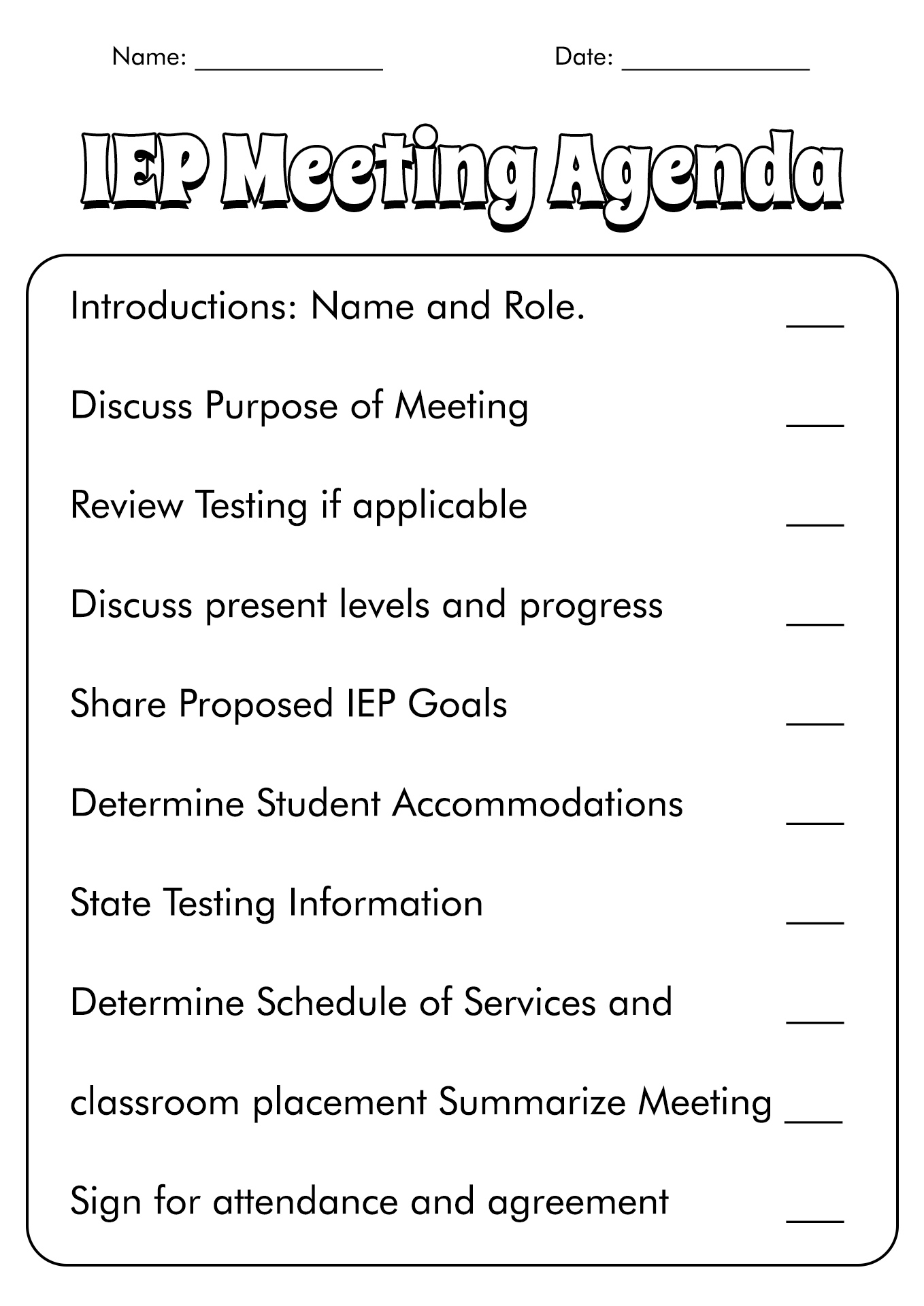 13 IEP Planning Worksheet Free PDF At Worksheeto