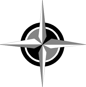 Blank Compass Rose Clip Art