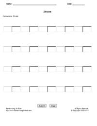 Blank Long Division Worksheets