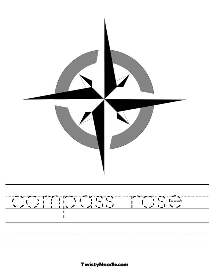 Compass Rose Worksheet Printable