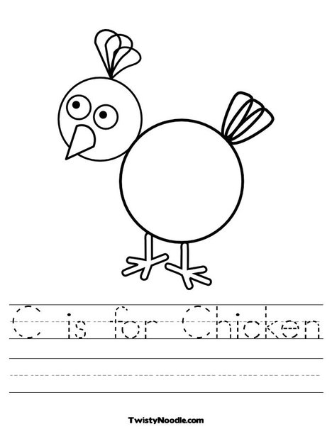 Free Printable Chicken Worksheets