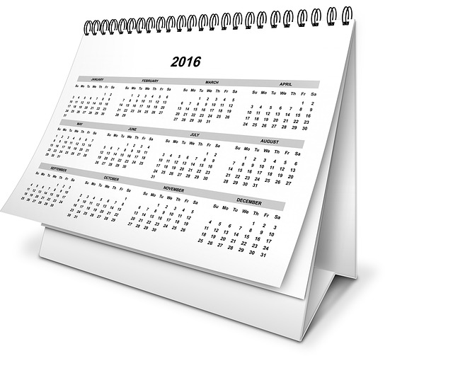 IRS Tax Return Calendar 2016