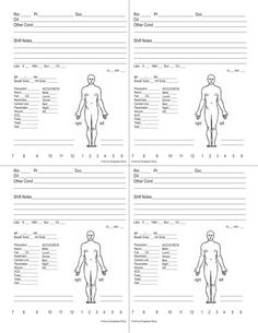 Nursing Patient Report Sheet