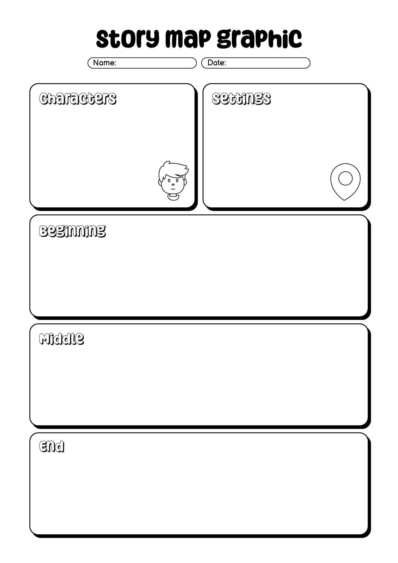 Free Story Map Graphic Organizer