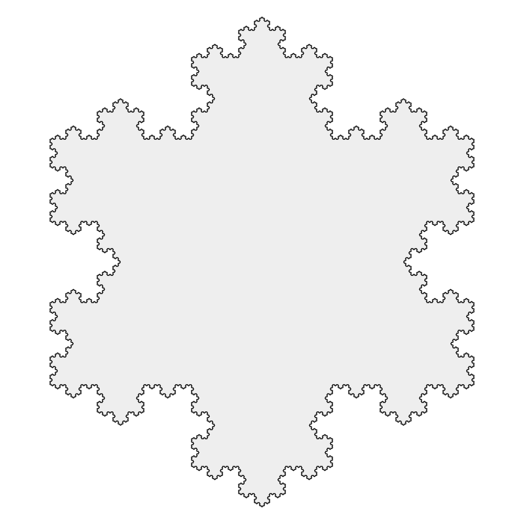 Koch Snowflake Template