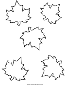 Leaves Templates Printable