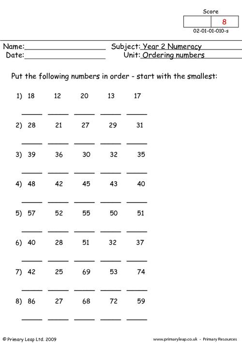 13 Ordering Numbers To 30 Worksheets Worksheeto