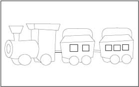 Train Tracing Worksheets