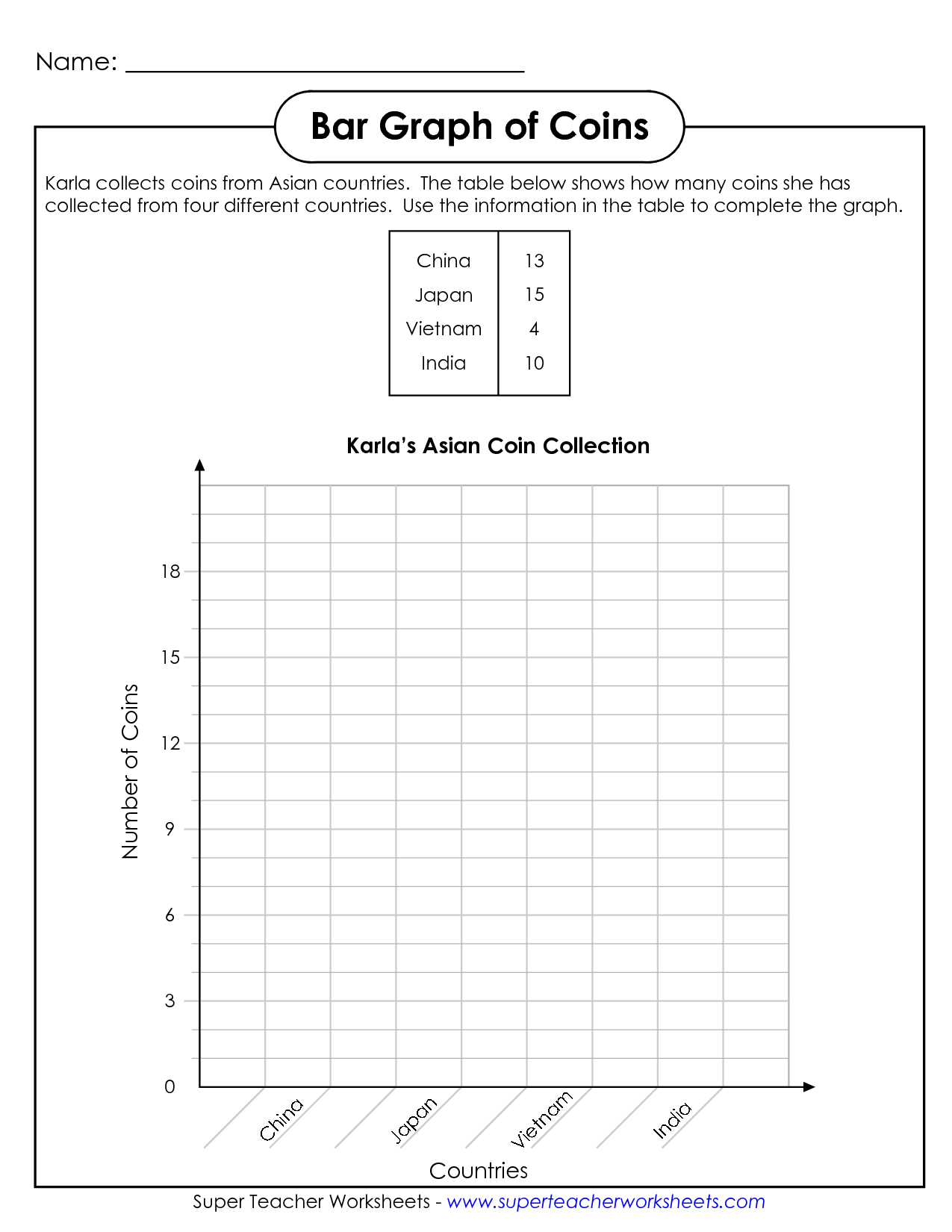 11 Super Teacher Worksheets Graphing Worksheeto