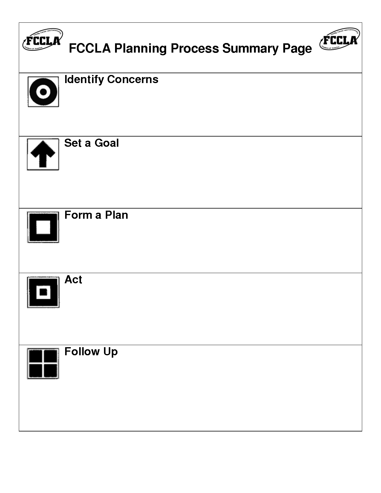 16 Planning Process Worksheet Worksheeto