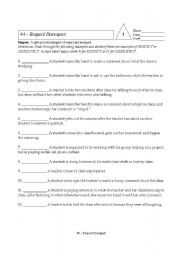 Printable Respect Worksheets