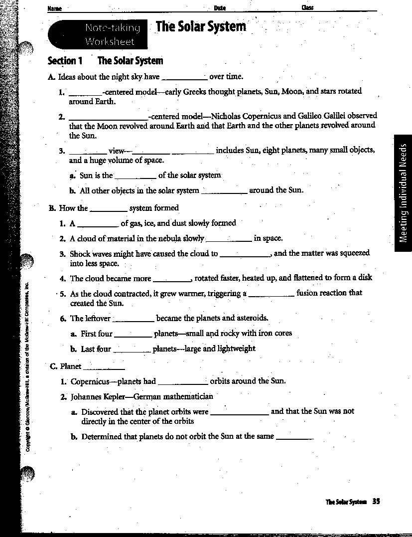 7 Earth Sun And Moon Worksheets Worksheeto