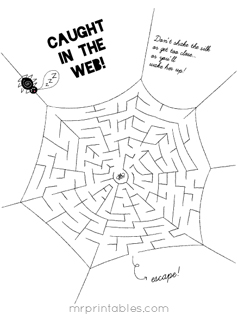 Free Printable Halloween Mazes