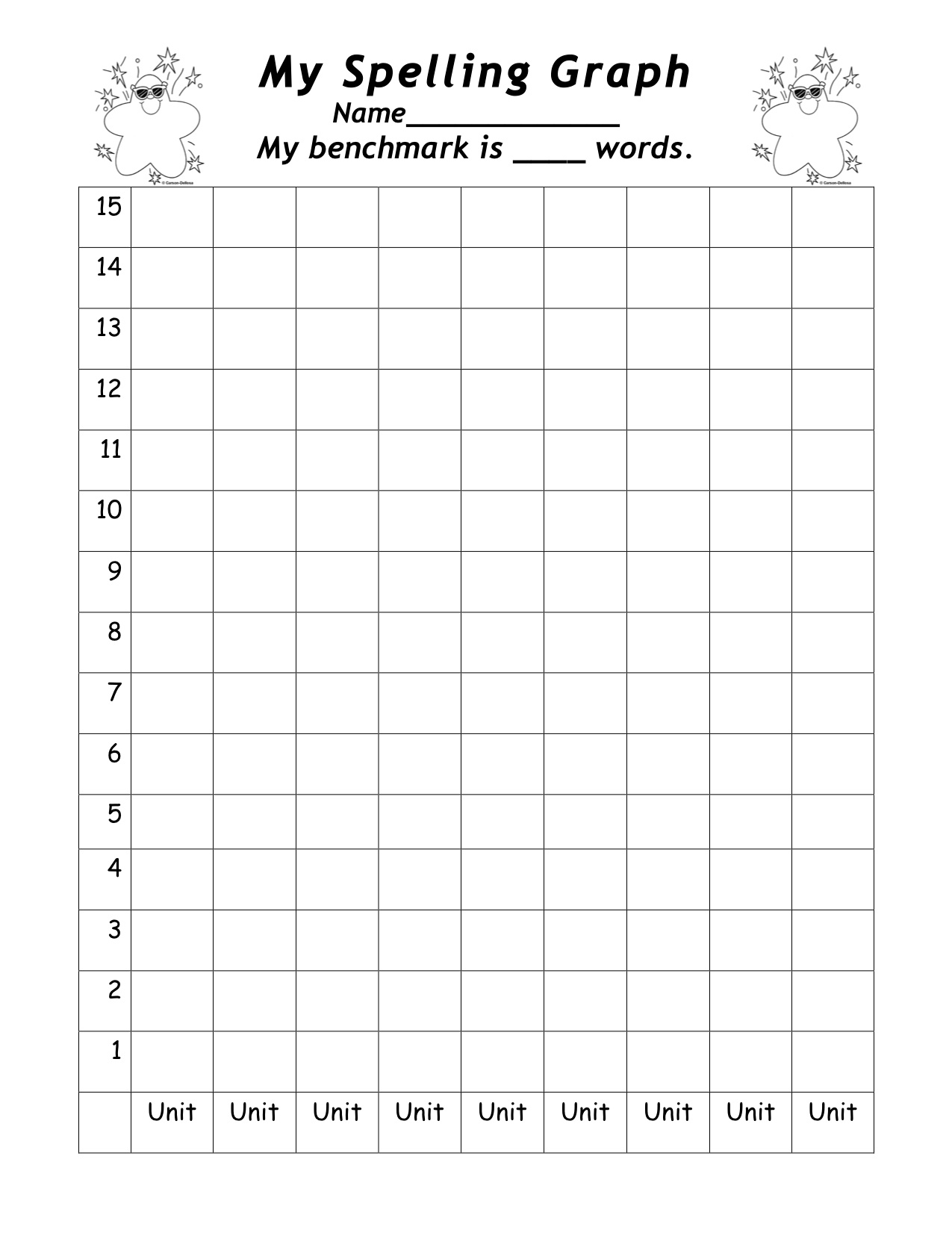 Bar Graph Printable Template First Grade