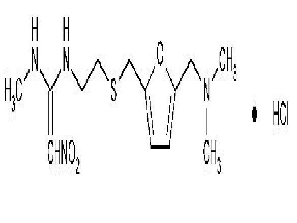 Ranitidine HCL Structure