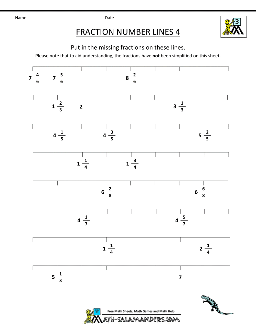 7 Negative Number Line Math Worksheets Worksheeto