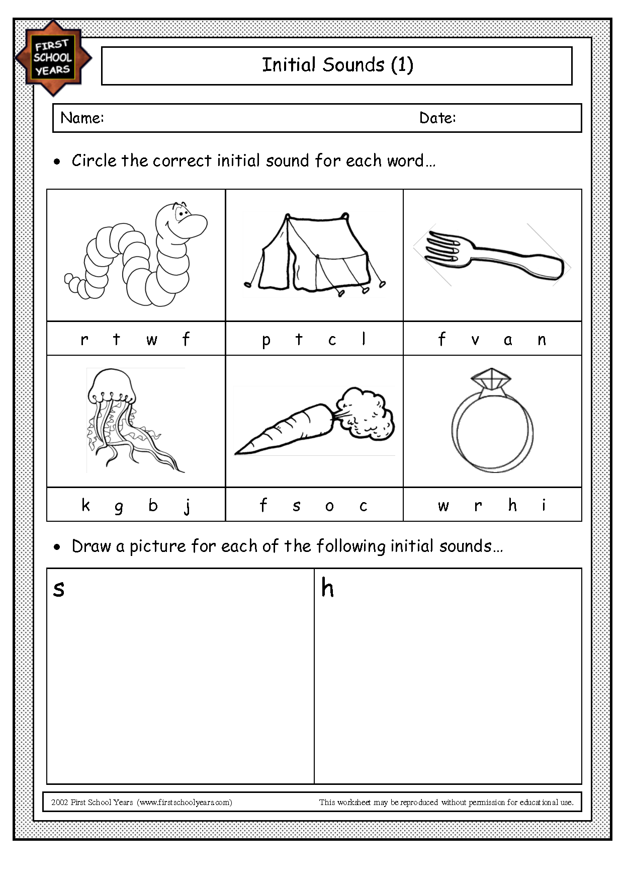 Jolly Phonics Worksheets