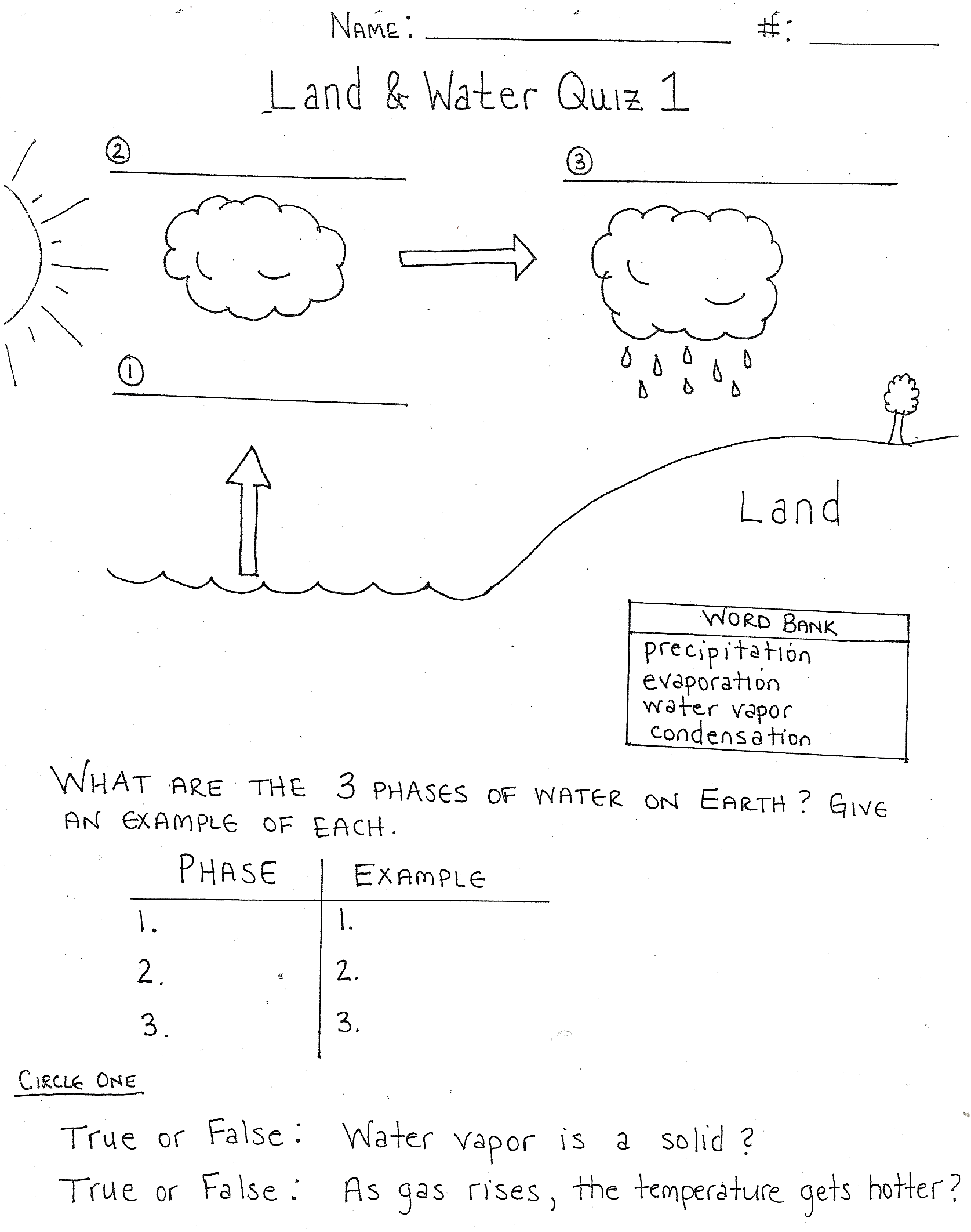 12 Water Cycle Worksheet 5th Grade Worksheeto