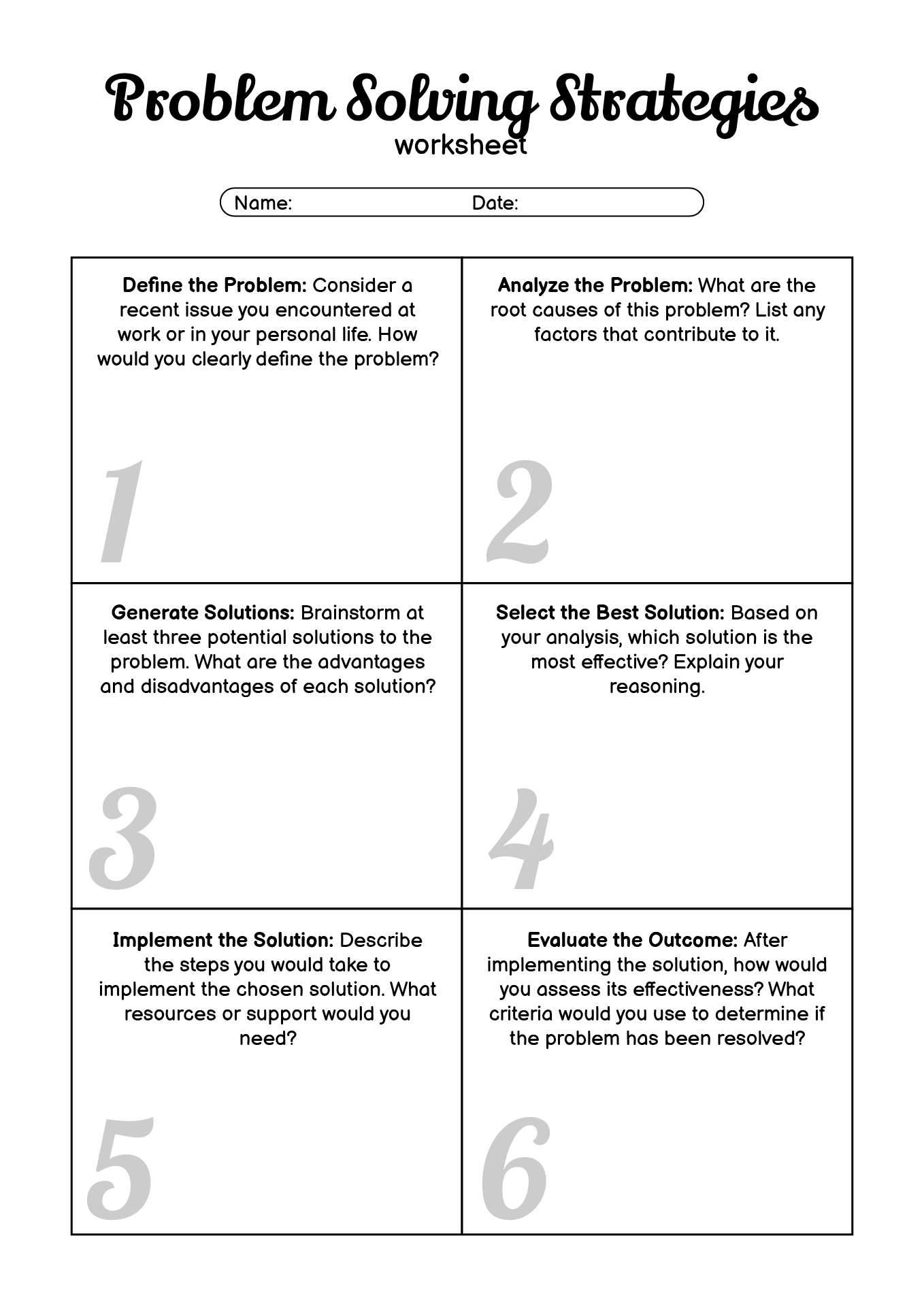 15 Adult Problem Solving Worksheets PDF Worksheeto