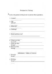 Adult Social Skills Worksheet