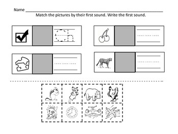 CH Digraph Cut and Paste Worksheets