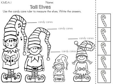 Christmas Measurement Worksheets