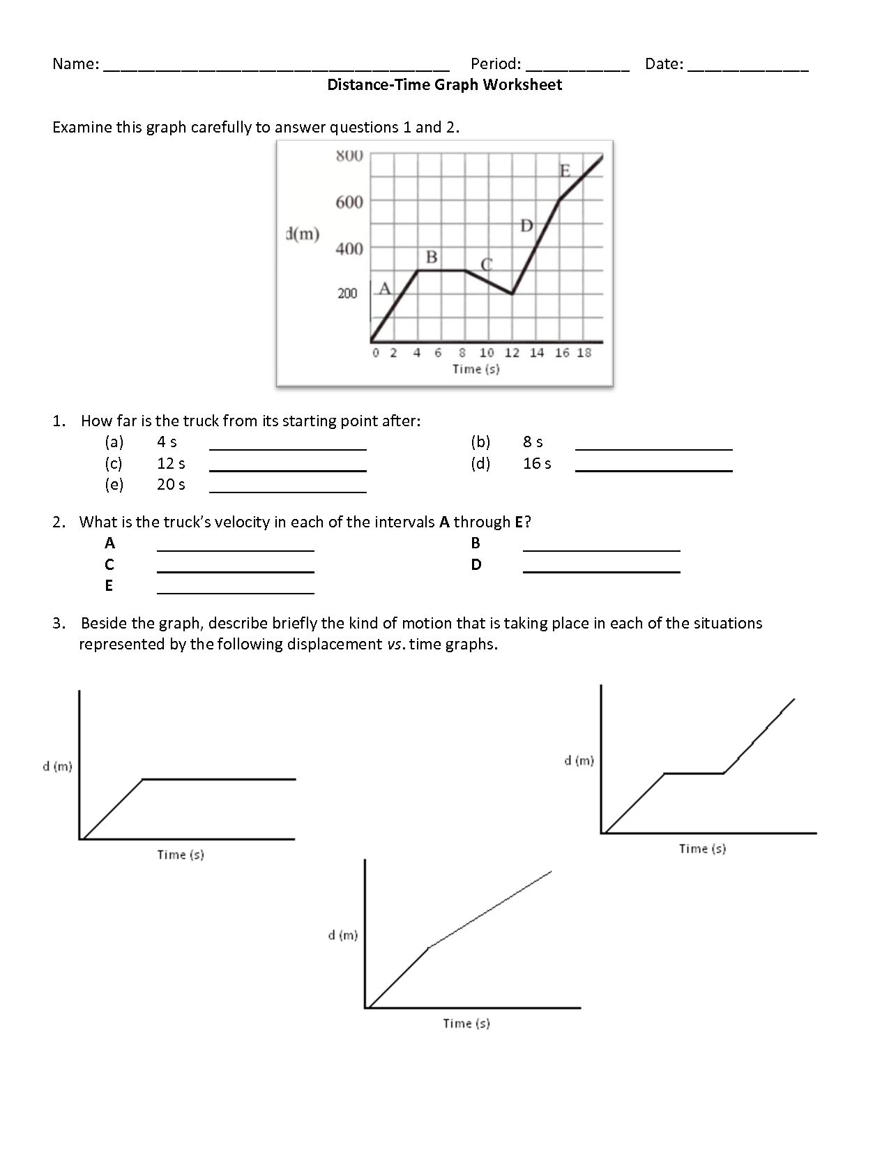 8 Speed Distance Time Worksheet Worksheeto