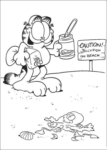 Garfield Coloring Pages