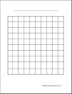 Math Graph Paper 10X10