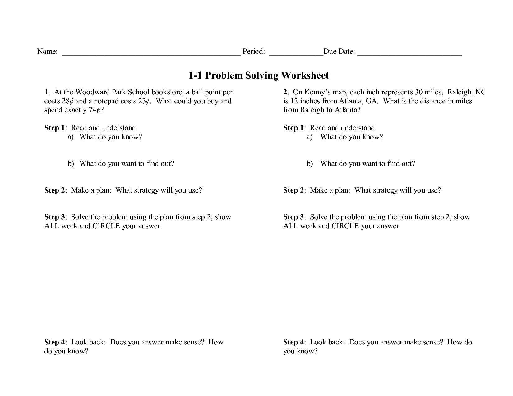 15 Adult Problem Solving Worksheets PDF Worksheeto