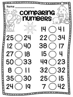 1st Grade Christmas Math Worksheets