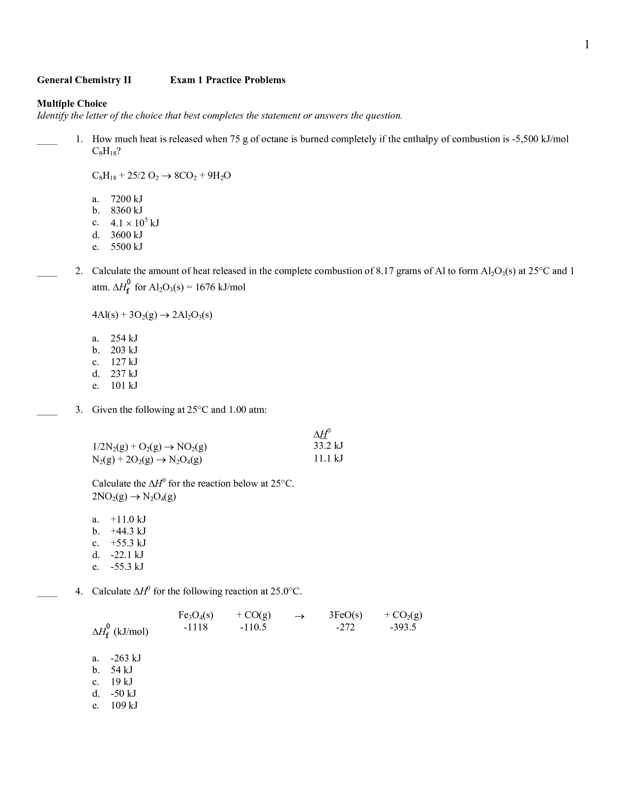 11 High School Chemistry Worksheets Worksheeto