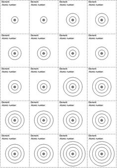 Electron Shell Atom Diagram Worksheet