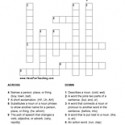 Parts of Speech Crossword Puzzle