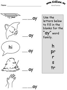 Printable Phonics Worksheets