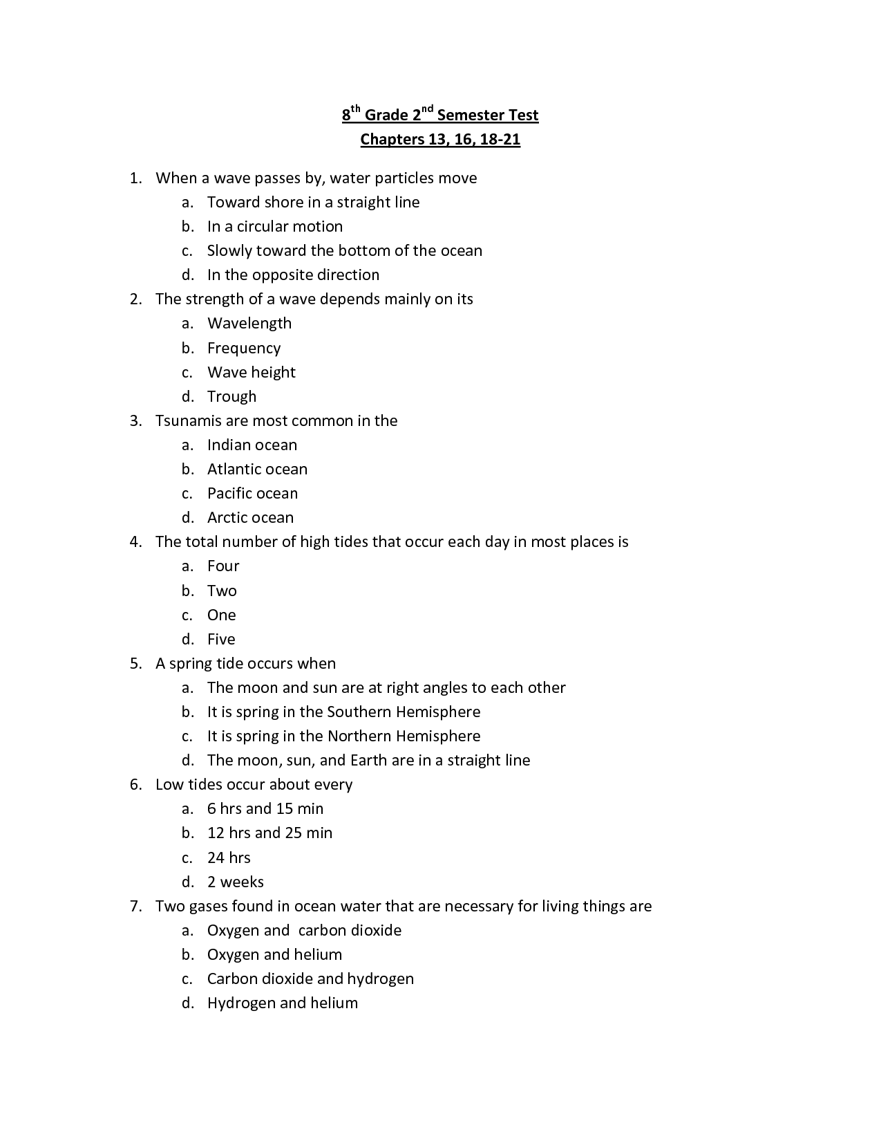 16 8th Grade History Worksheets Printable Worksheeto