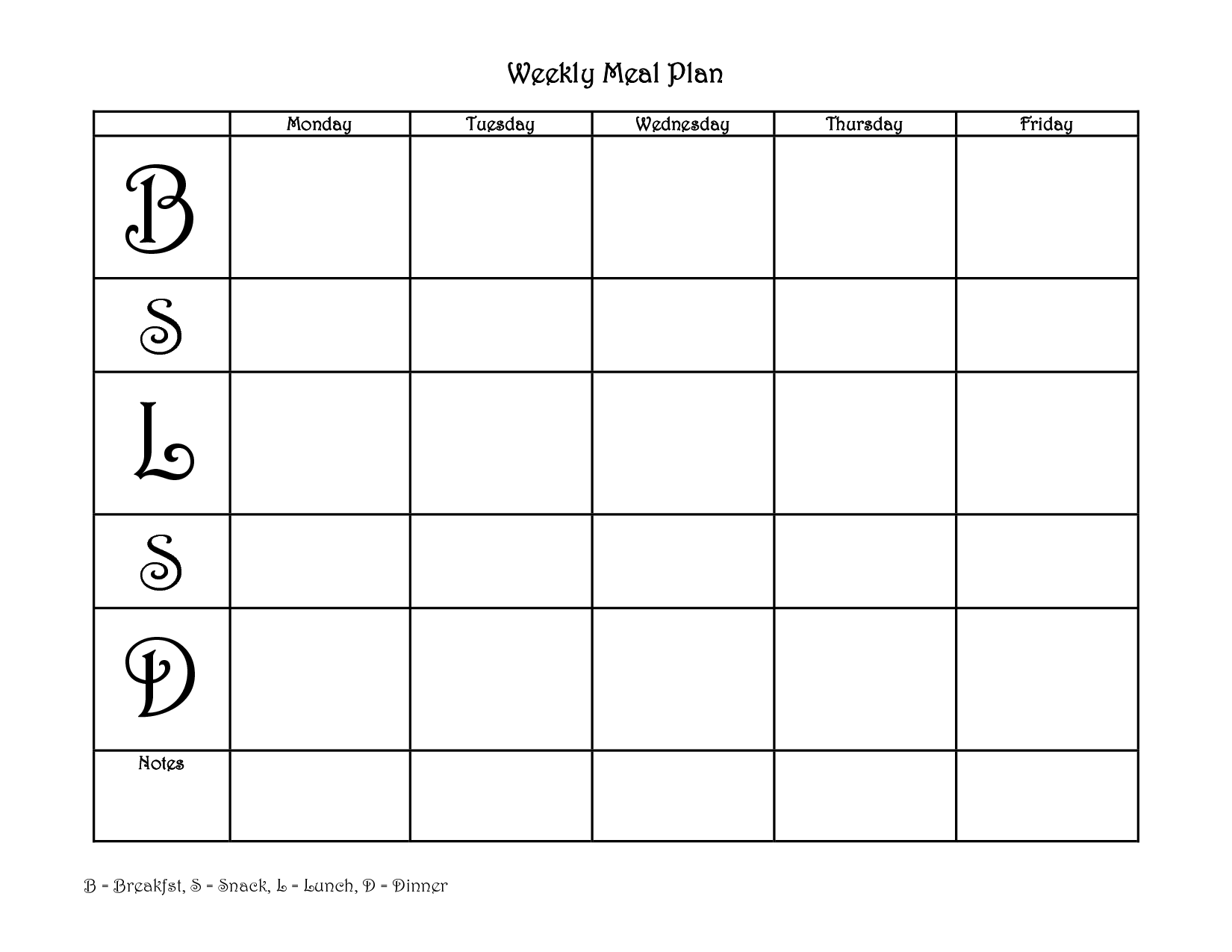 12 Meal Plan Worksheet PDF Worksheeto