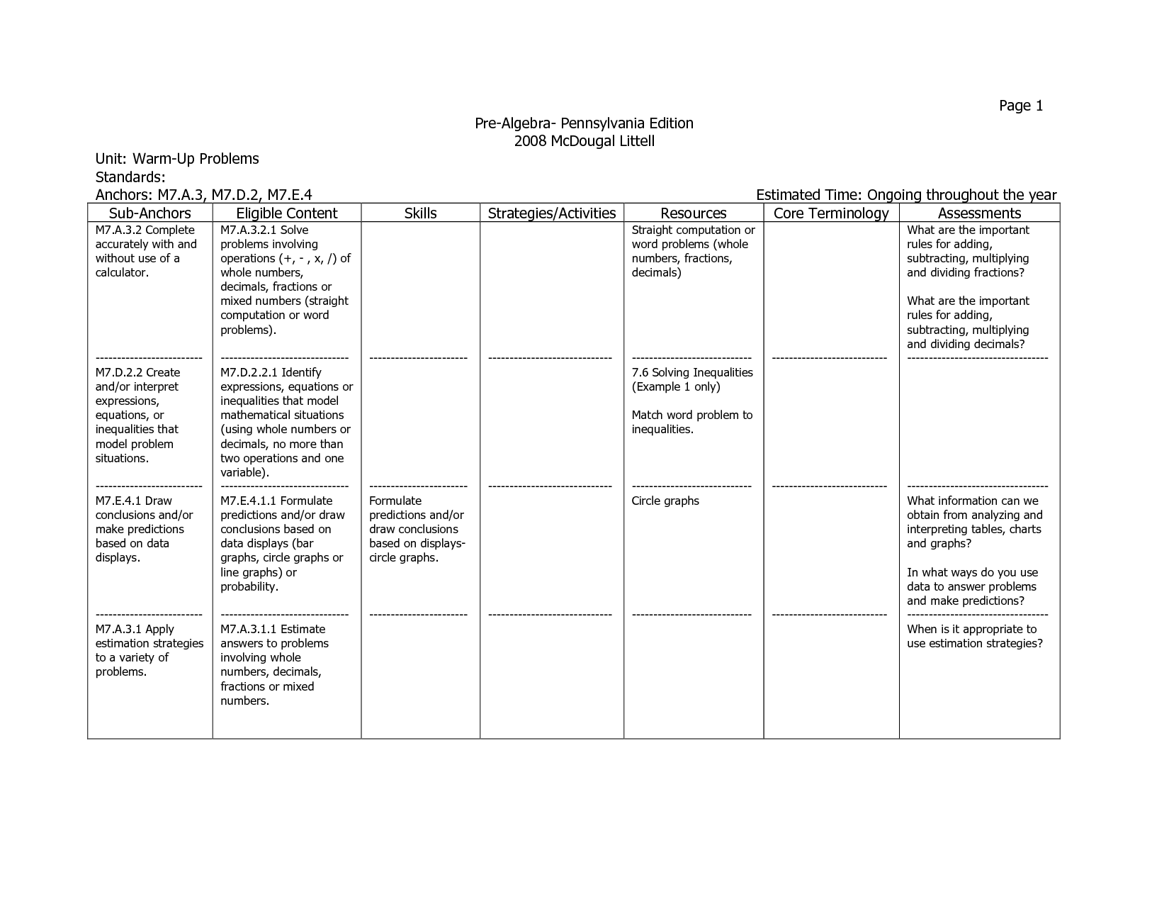 19 Pre Algebra With Pizzazz Worksheets Answers Worksheeto