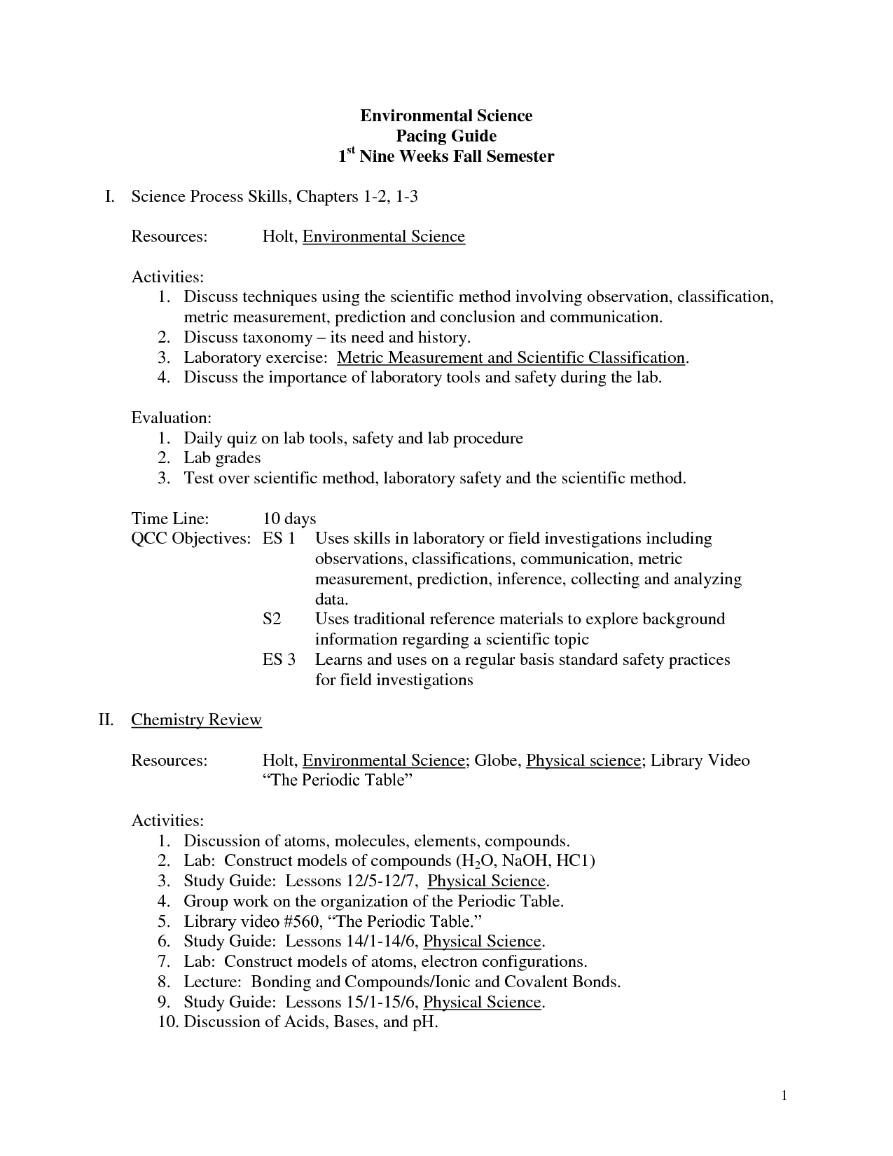 Holt Physical Science Chapter Review Answers