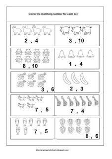 Number Counting Worksheets