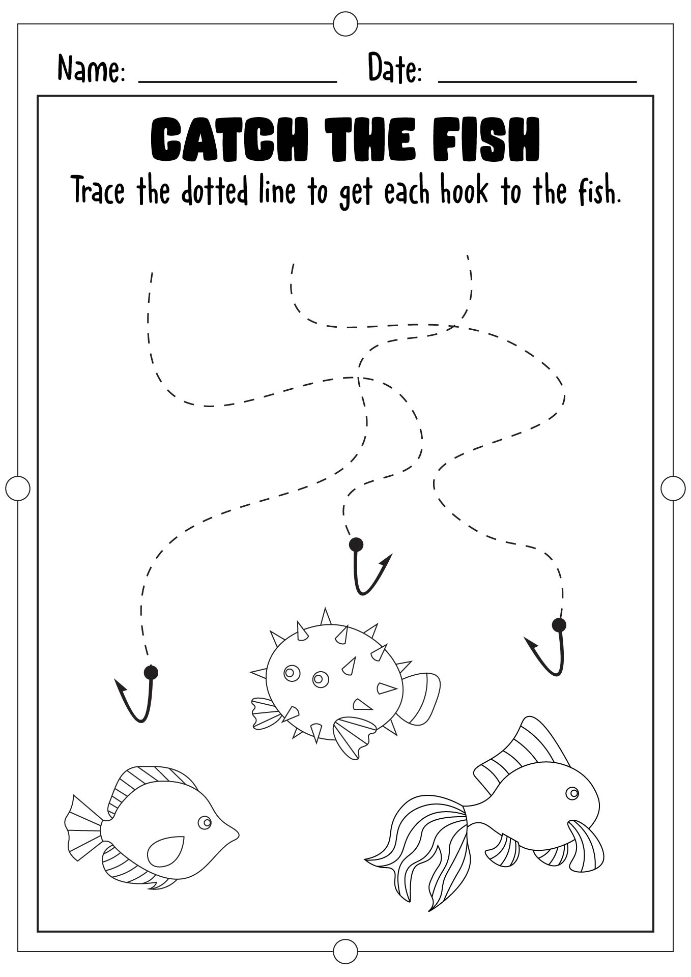 Printable Preschool Fish Activities