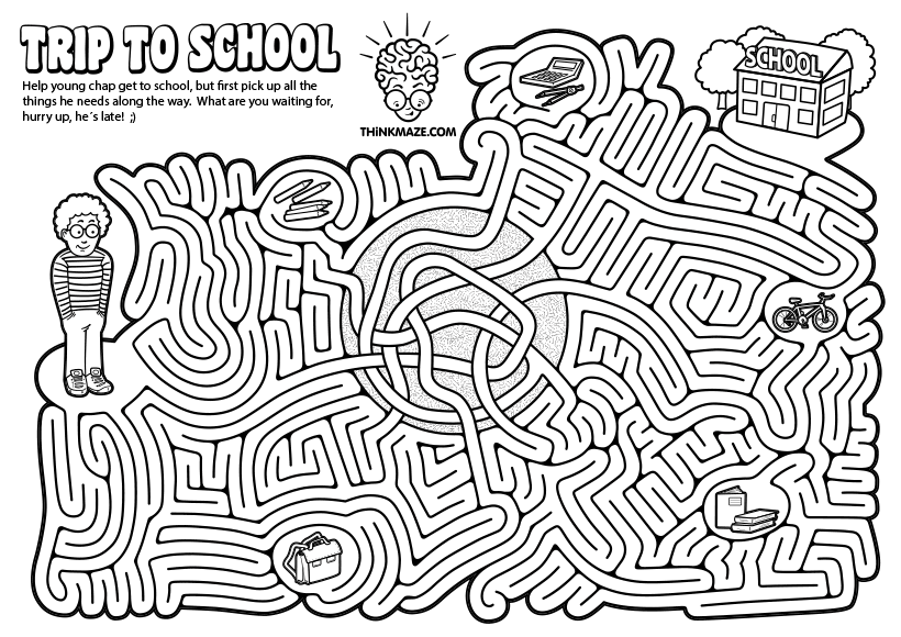 Difficult Mazes to Print