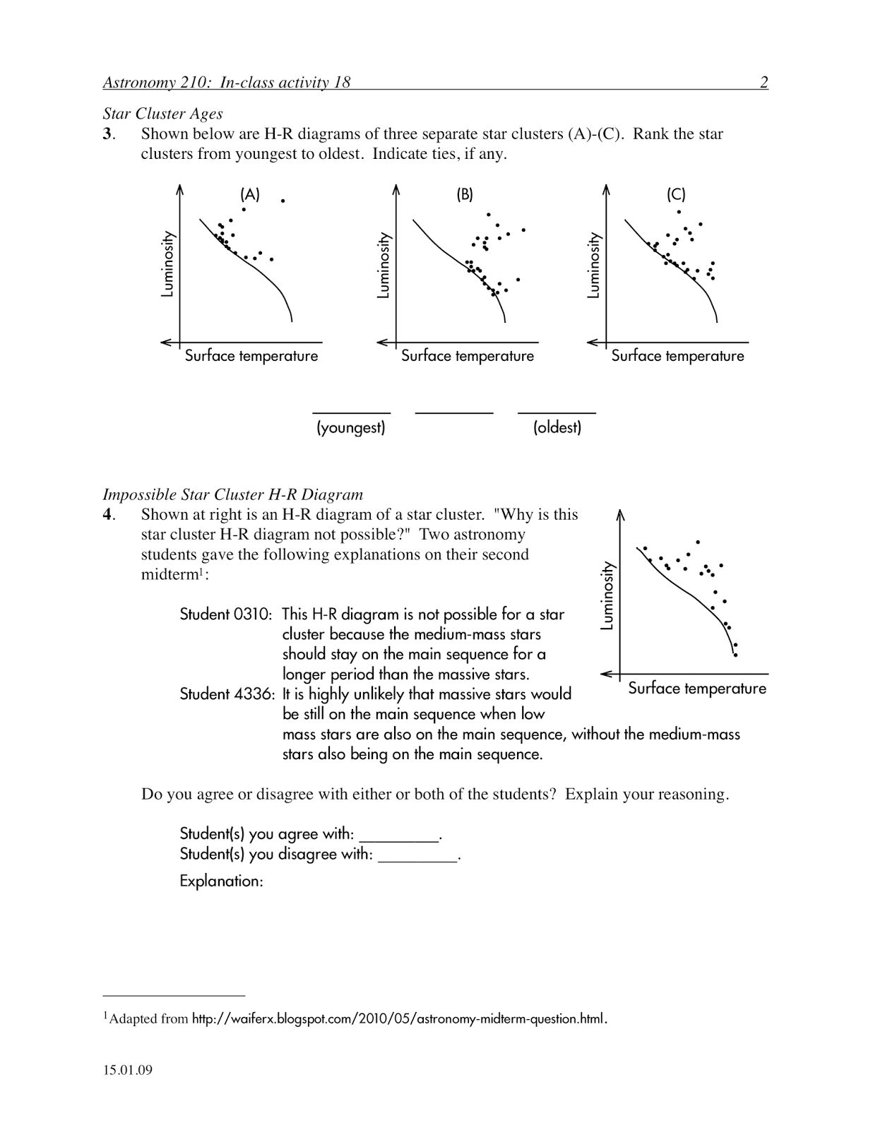 17 Astronomy Star Evolution Worksheet Worksheeto